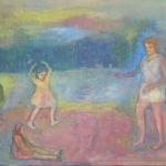 buiten, moeder dochters