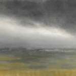 Storm op de wadden