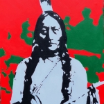 Sitting Bull with Pipe