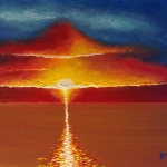 Fantasie zonsondergang