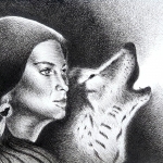 The Lady with Wolf