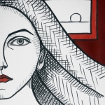 Starend in de verte, alles overdenkend