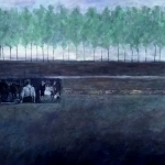 waar ploegen wolken stof doen opwaaien