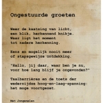 Hardop gedacht.