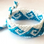Armbandje macramé Greek Wave Tu/Sw