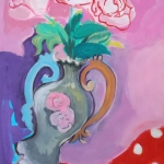 bloemen en stippen