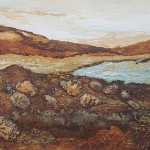Landschap met stenen.