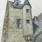 Chateau des Ravalet Normandische hoektoren