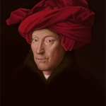 Man in Red Turban - Jan Van Eyck by mvc