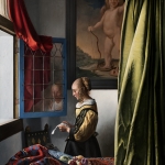 Brieflezend meisje bij open raam - Vermeer door mvc