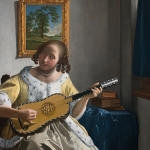 De Gitaarspeelster - Vermeer door mvc