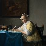 Woman writing a Letter -  Vermeer by mvc