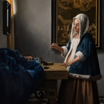 Woman holding a Balance - Vermeer by mvc