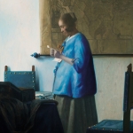 Woman in Blue, reading a Letter - Vermeer by mvc