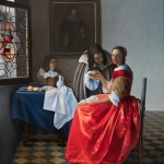 Girl with Wineglass - Vermeer by mvc