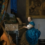 Lady seated at Virginal - Vermeer by mvc
