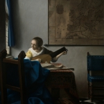 Young Woman with a Lute - Vermeer by mvc