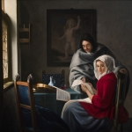 Girl interumpted at her Music - Vermeer by mvc