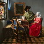 The Glass of Wine - Vermeer by mvc