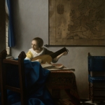 Young Woman with a Lute - Vermeer by mvc