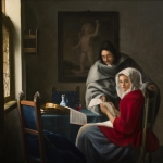 Girl interumpted at her Music - Vermeer by mvc