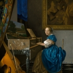 Lady seated at Virginal - Vermeer by mvc