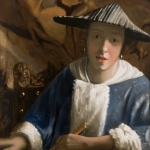 Meisje met Fluit - Vermeer door mvc