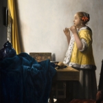 Vrouw met Parel halssnoer - Vermeer door mvc