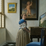 Vrouw aan klavecimbel - Vermeer door mvc