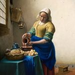 Het Melkmeisje - Vermeer door mvc