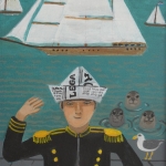 Admiraal salueert 