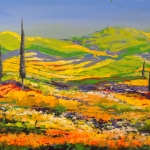 With a view of green hills