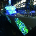 Lichtval in scheepswerf