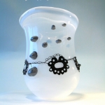 white vase