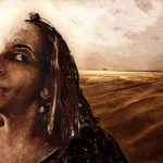 Suzan aan het strand