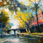 Avond aan de Oudegracht