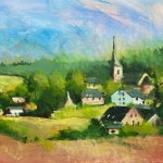 Ortho, le village pres de la Roche en Ardennes