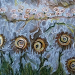 los girasoles tienen sed