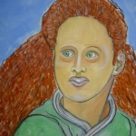 Meisje met rood haar