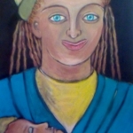 Jong meisje met kind