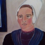 Nederlandse vrouw in dracht