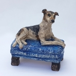 Boerenfox Tess op bankje III