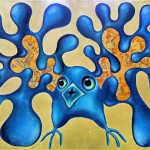 Paradijsvogel goude vleugels/tinnitus oren