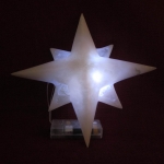 Dubbelster met verlichting