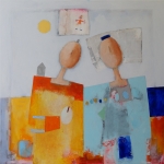 Dagje op het strand (verkocht)