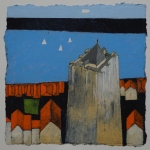 Zierikzee met kerk (verkocht)