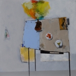 Blauw tafelkleedje (verkocht)