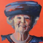Portret van Beatrix