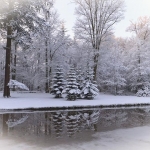 Het Loo in the middle of winter