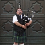 Bagpipe player